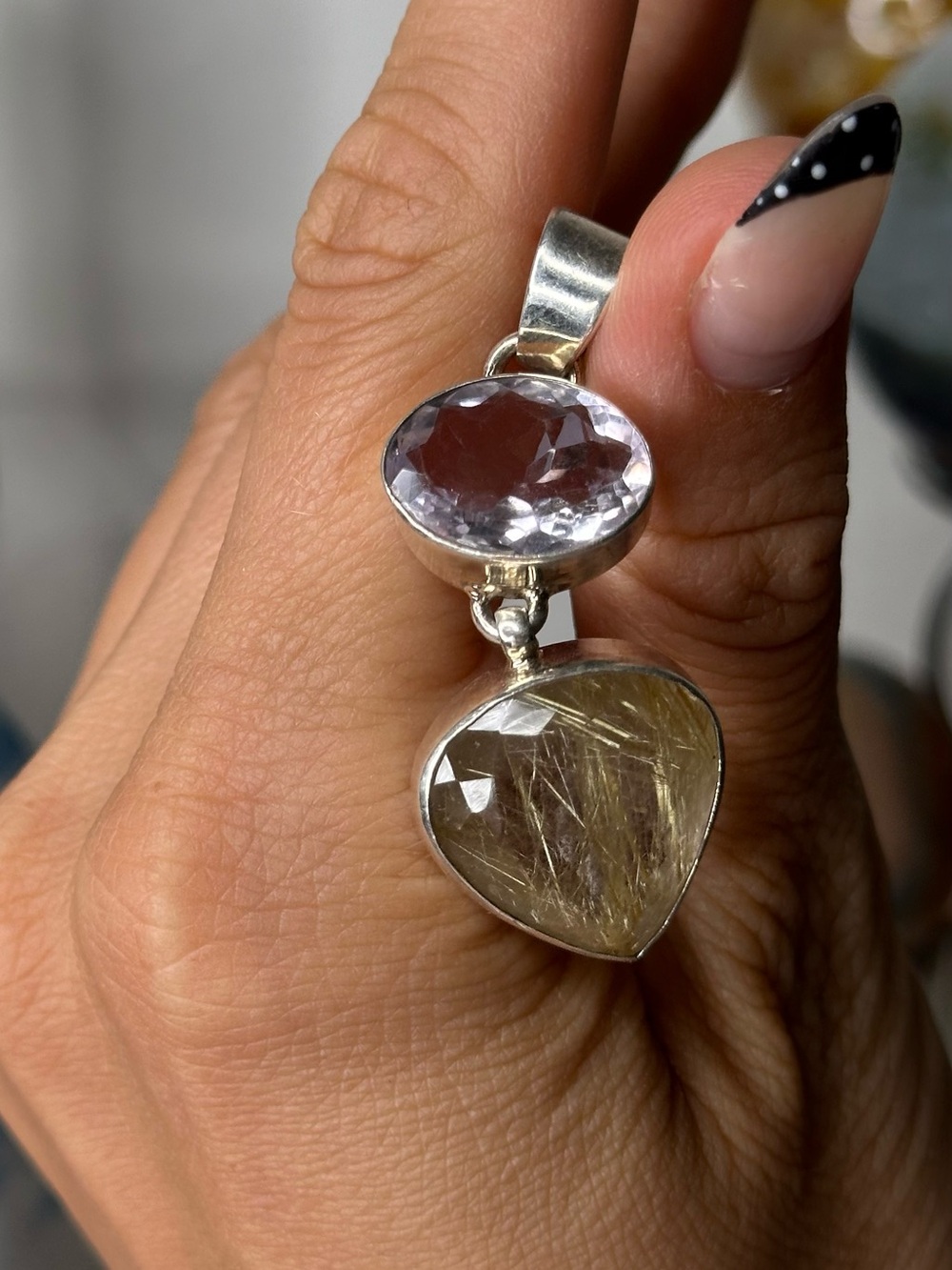Golden Rutile Pendant - Picture 6 of 7